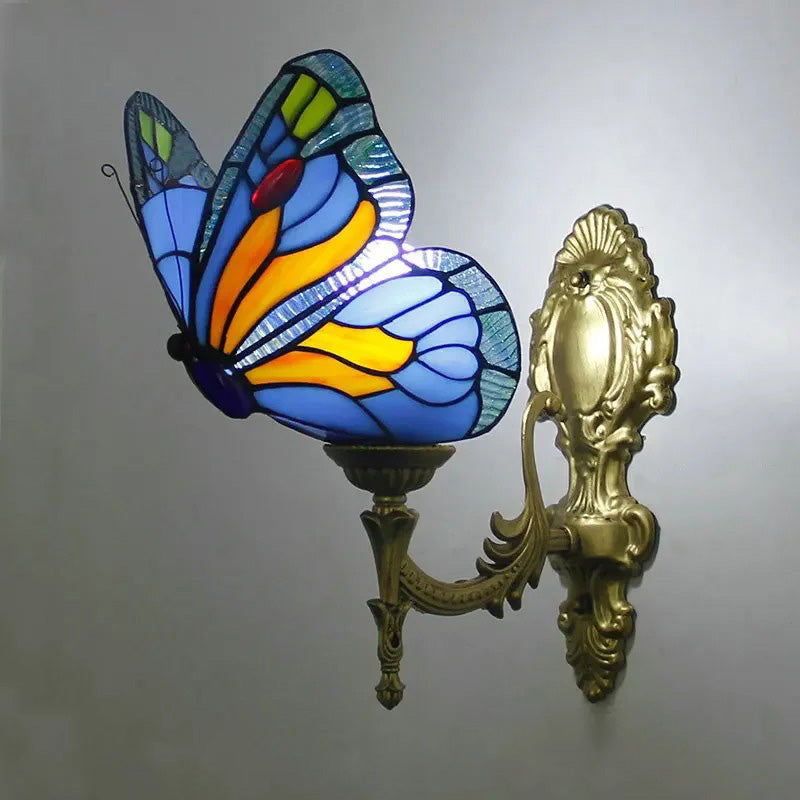 Applique Murale Tiffany Papillon