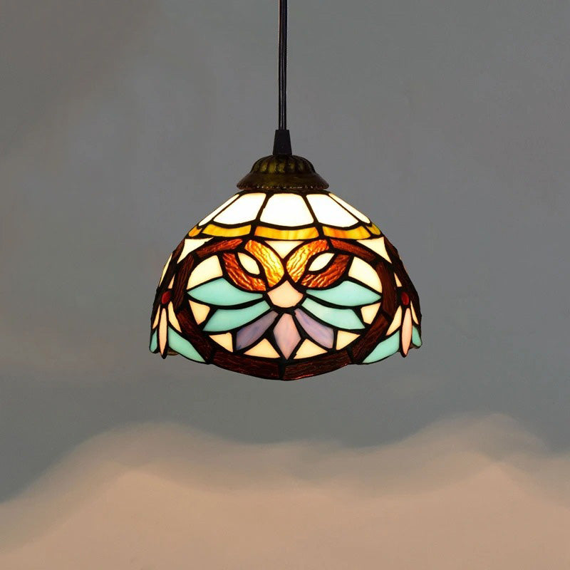 Lampe Suspendue Style Tiffany