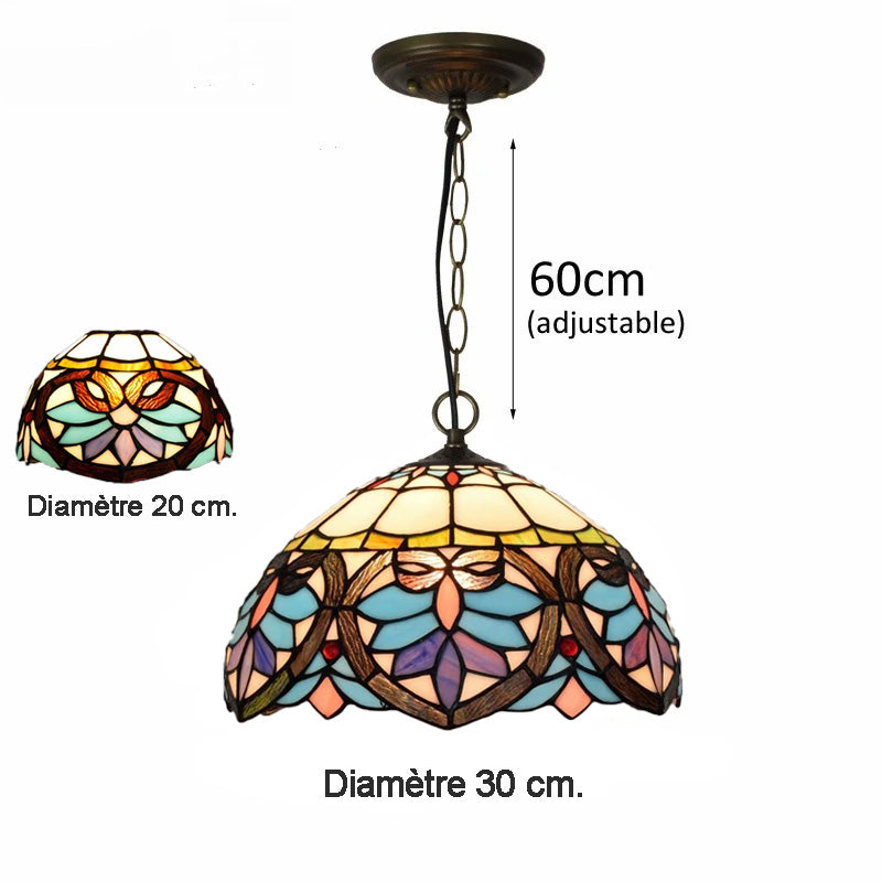 Lampe Suspendue Style Tiffany