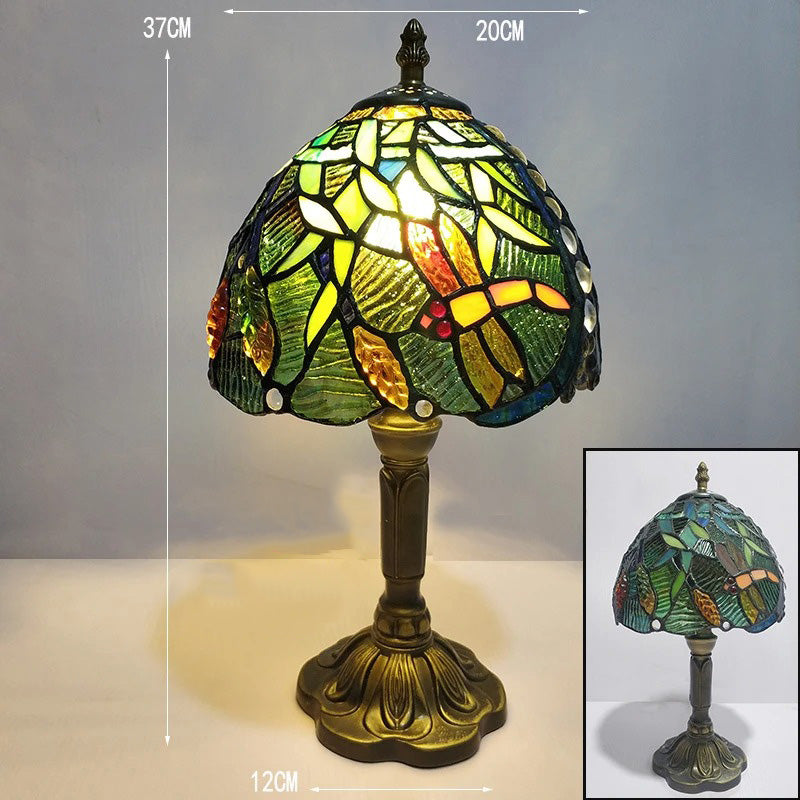 Lampe Tiffany Libellule Verte